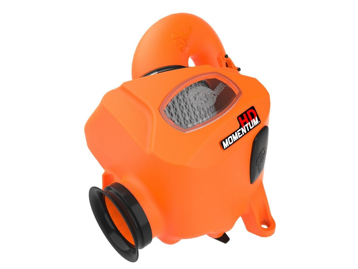 Система холодного впуска Momentum HD Orange Edition, с фильтром Pro DRY S для Toyota Hilux 2015–2026 L4-2.4/2.8L (td), AFE Power — фото 7
