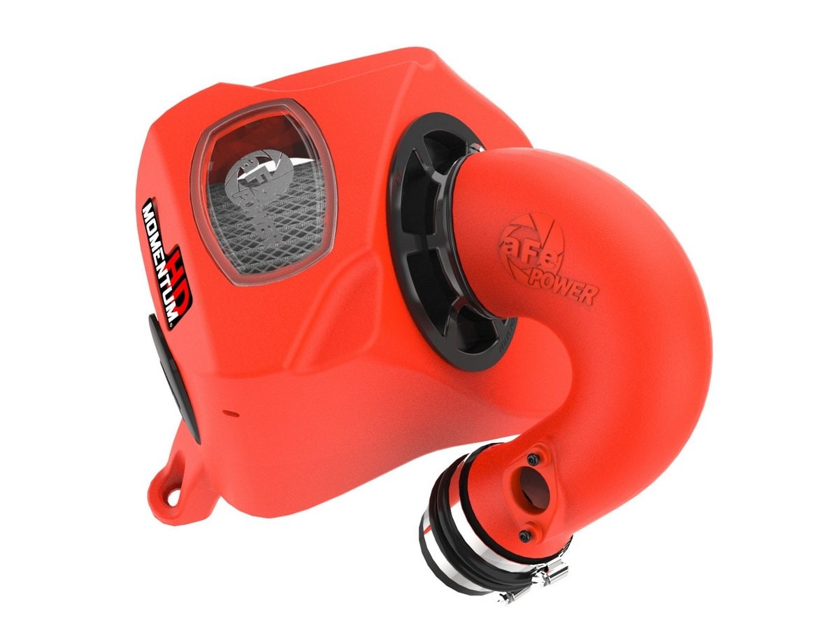 Система холодного впуска Momentum HD Red Edition, с фильтром Pro DRY S для Toyota Hilux 2015–2026 L4-2.4/2.8L (td), AFE Power — фото 4
