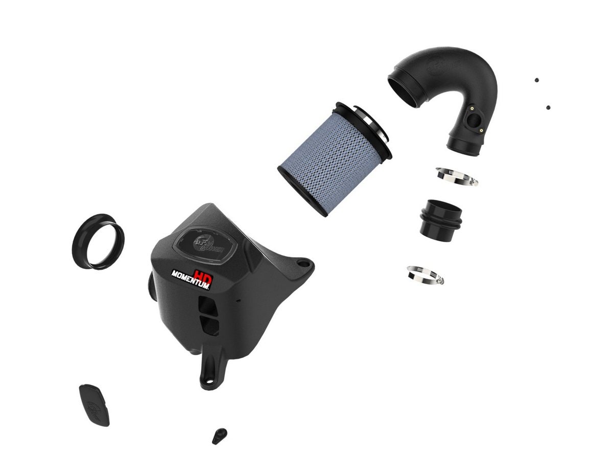 Система холодного впуска Momentum HD, с фильтром Pro 10R для Toyota Hilux 2015–2026 L4-2.4/2.8L (td), AFE Power — фото 2