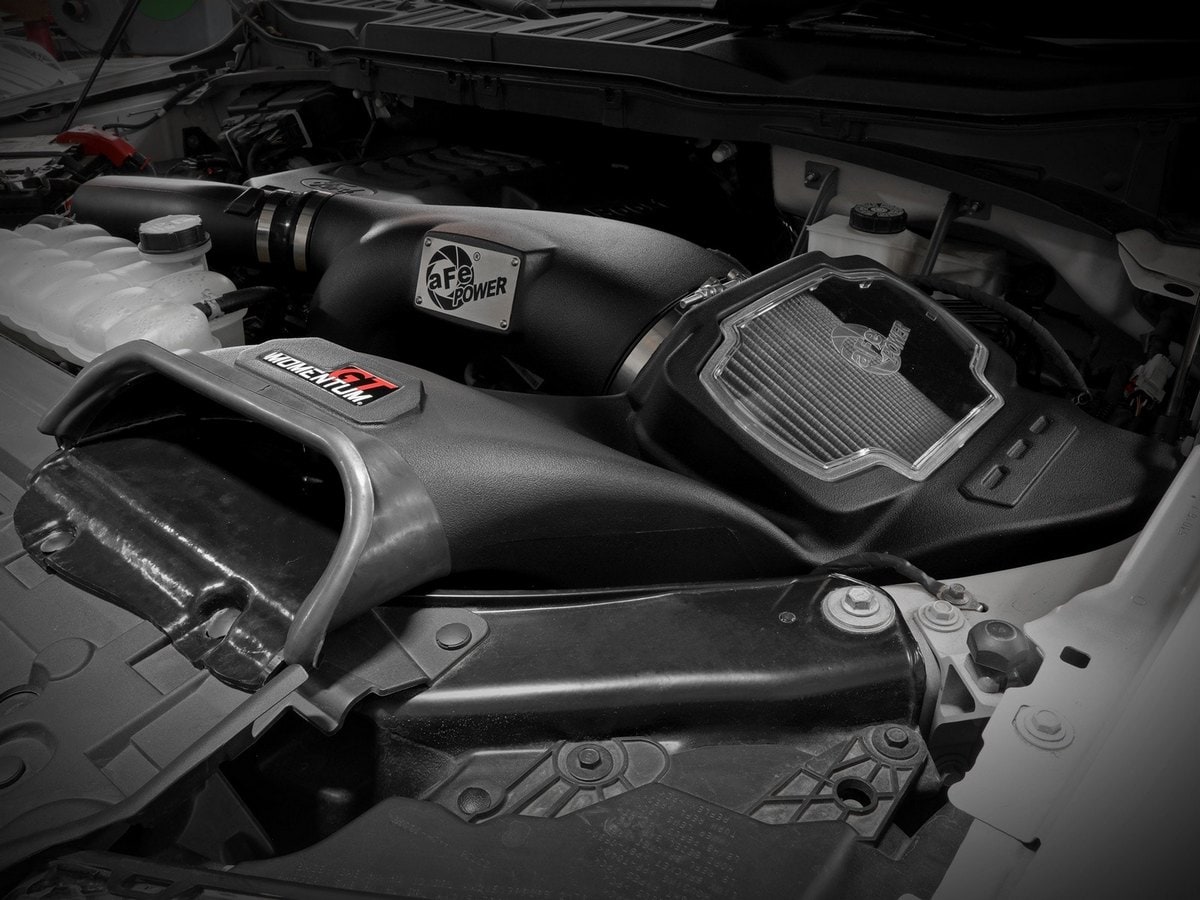 Система холодного впуска Momentum GT, с фильтром Pro DRY S для Ford F-150 2021–2026 V6-3.5L (tt), AFE Power — фото 3