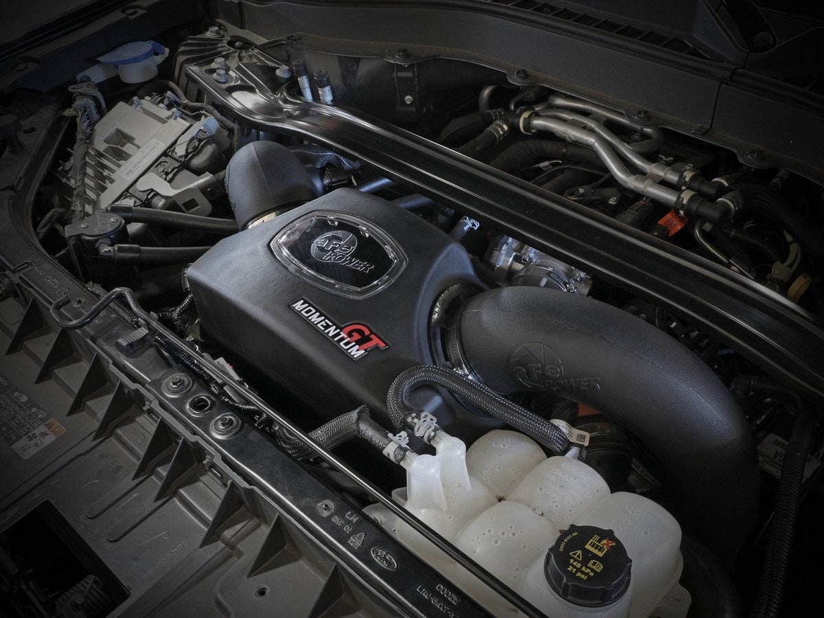 Система холодного впуска Momentum GT, с фильтрами Pro 5R для Ford Explorer ST 2020–2026 V6-3.0L (tt), AFE Power — фото 3