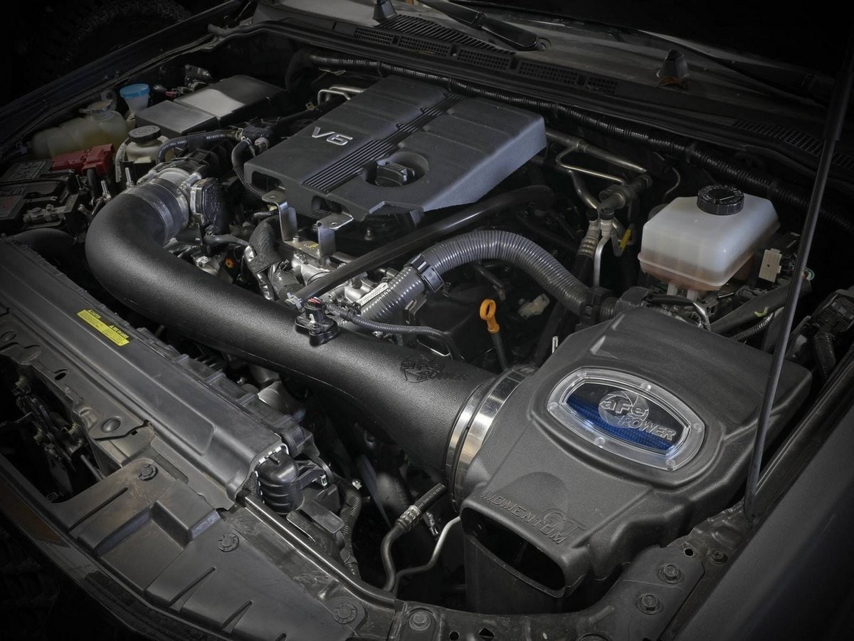 Система холодного впуска Momentum GT, с фильтром Pro 5R для Nissan Frontier 2020–2023 V6-3.8L, AFE Power — фото 3