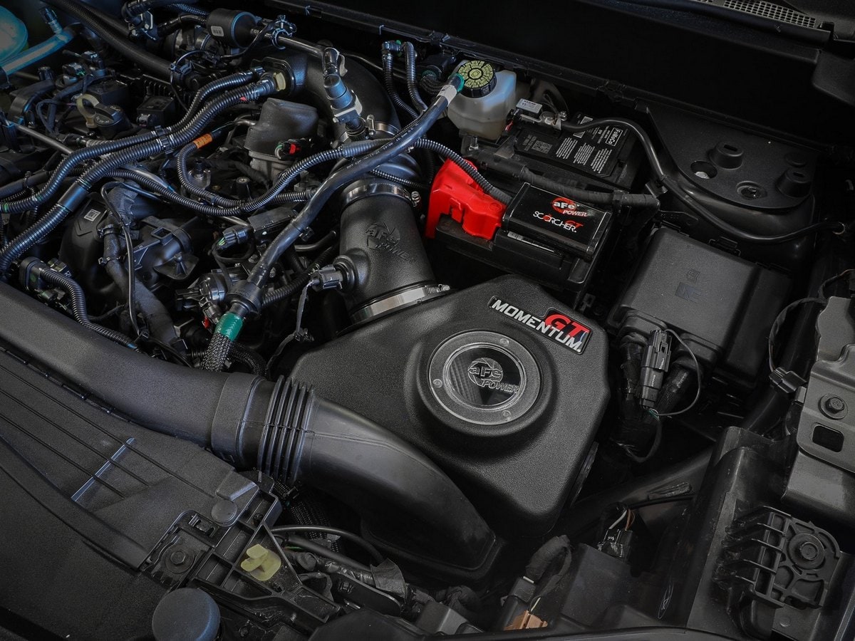 Система холодного впуска Momentum GT, с фильтром Pro DRY S для Ford Bronco Sport 2021–2024 L4-2.0L (t), AFE Power — фото 3