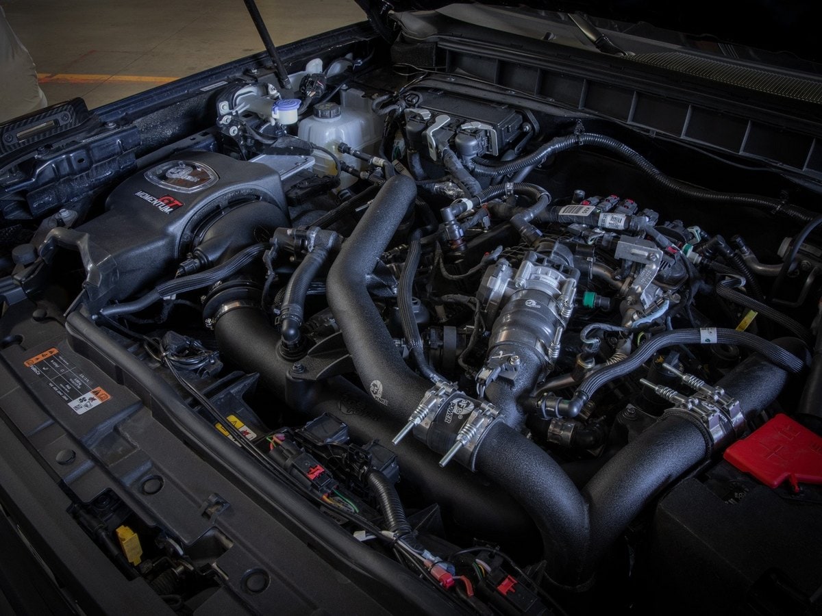 Система холодного впуска Momentum GT, с фильтром Pro GUARD7 для Ford Bronco 2021–2026 V6-2.7L (tt), AFE Power — фото 3