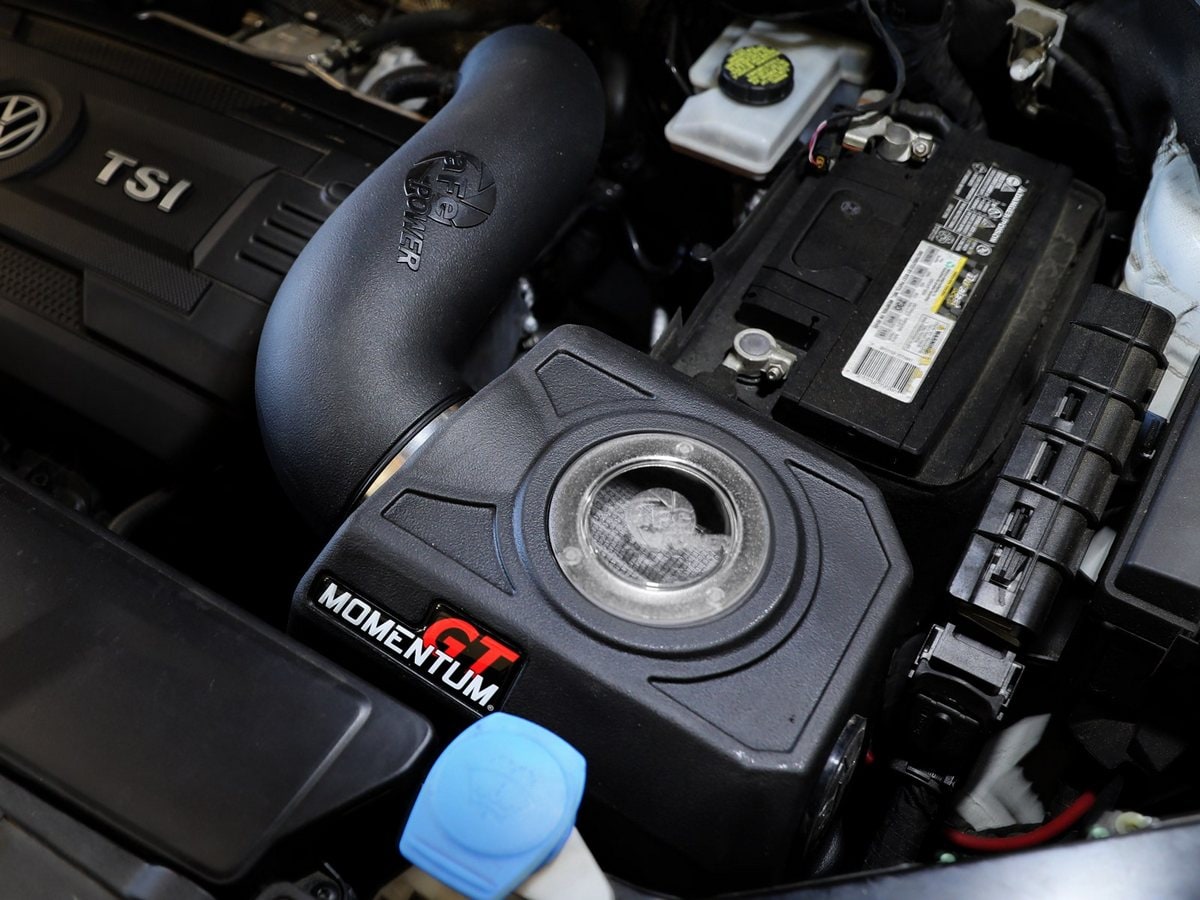 Система холодного впуска Momentum GT, с фильтром Pro DRY S для Volkswagen Atlas 2018–2023 L4-2.0L (t), AFE Power — фото 2