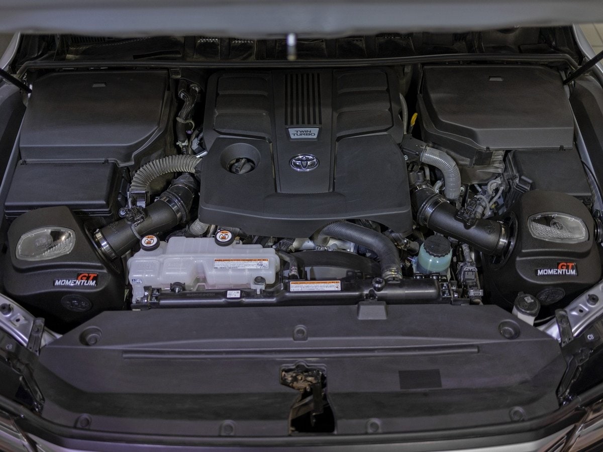 Система холодного впуска Momentum GT, с фильтрами Pro DRY S для Toyota Land Cruiser (J300) 2022–2026 V6-3.4L (tt), AFE Power — фото 3