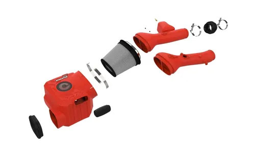 Система холодного впуска Momentum GT Red Edition, с фильтром Pro DRY S для Toyota FJ Cruiser 2007–2023/4Runner 2003–2024 V6-4.0L, AFE Power — фото 2