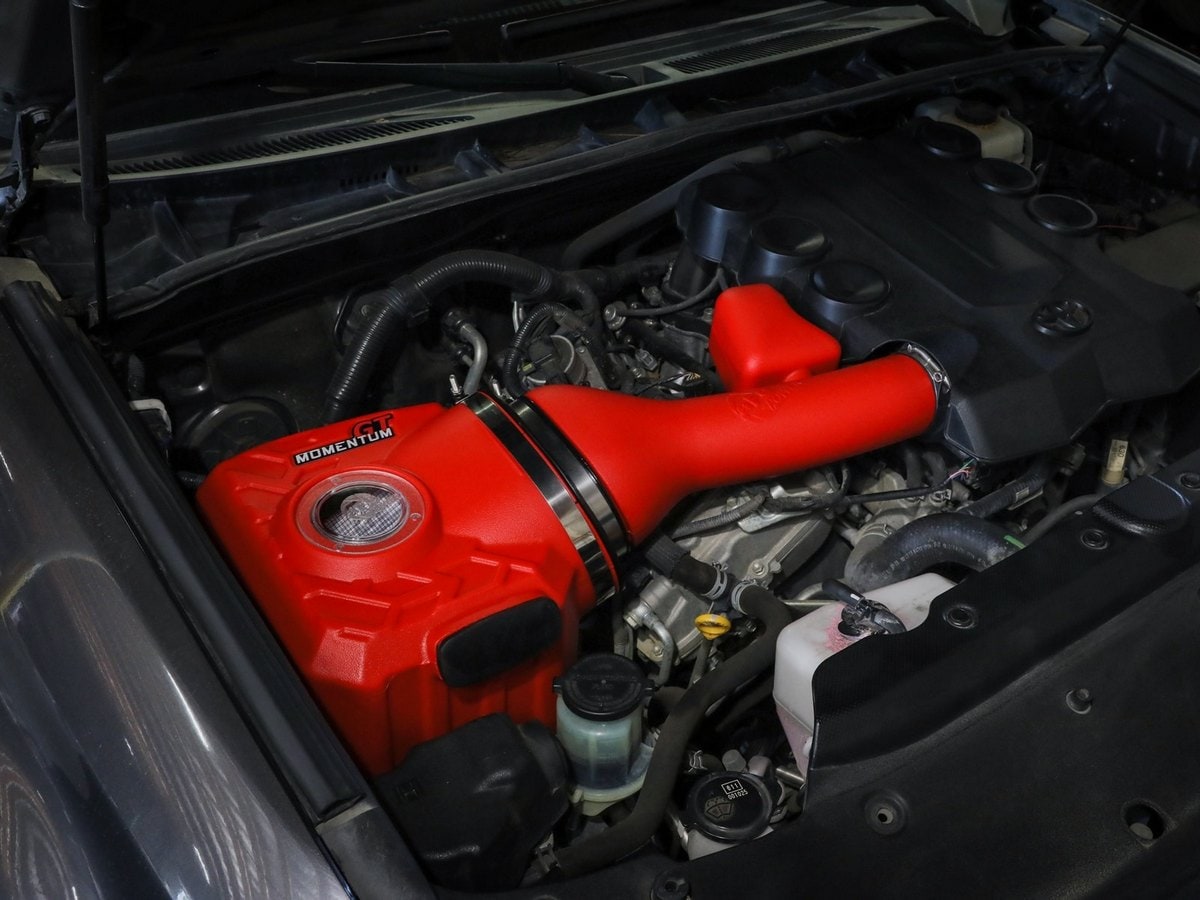 Система холодного впуска Momentum GT Red Edition, с фильтром Pro DRY S для Toyota FJ Cruiser 2007–2023/4Runner 2003–2024 V6-4.0L, AFE Power — фото 3