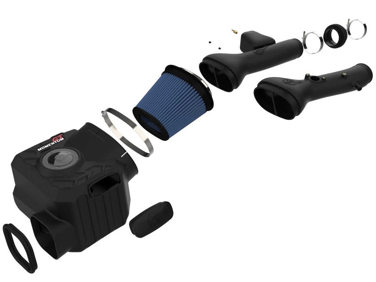 Система холодного впуска Momentum GT, с фильтром Pro 5R для Toyota FJ Cruiser 2007–2023/4Runner 2003–2024 V6-4.0L, AFE Power — фото 2