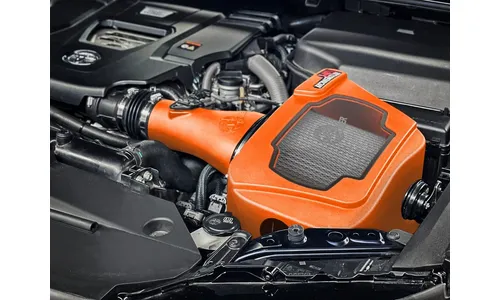 Система холодного впуска Momentum HD Orange Edition, с фильтром Pro DRY S для Toyota Land Cruiser (J300) 2022–2026 V6-3.3L (td), AFE Power — фото 3