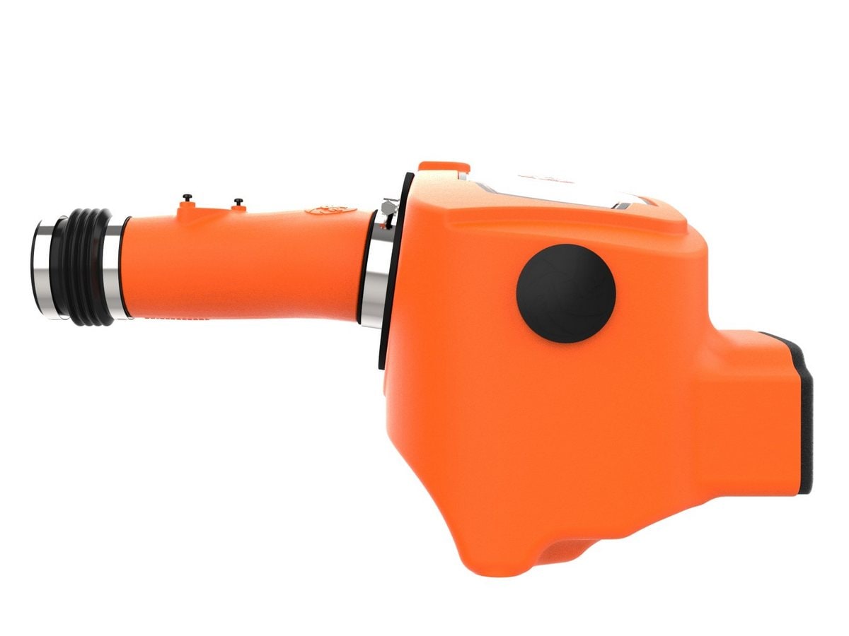 Система холодного впуска Momentum HD Orange Edition, с фильтром Pro DRY S для Toyota Land Cruiser (J300) 2022–2026 V6-3.3L (td), AFE Power — фото 5