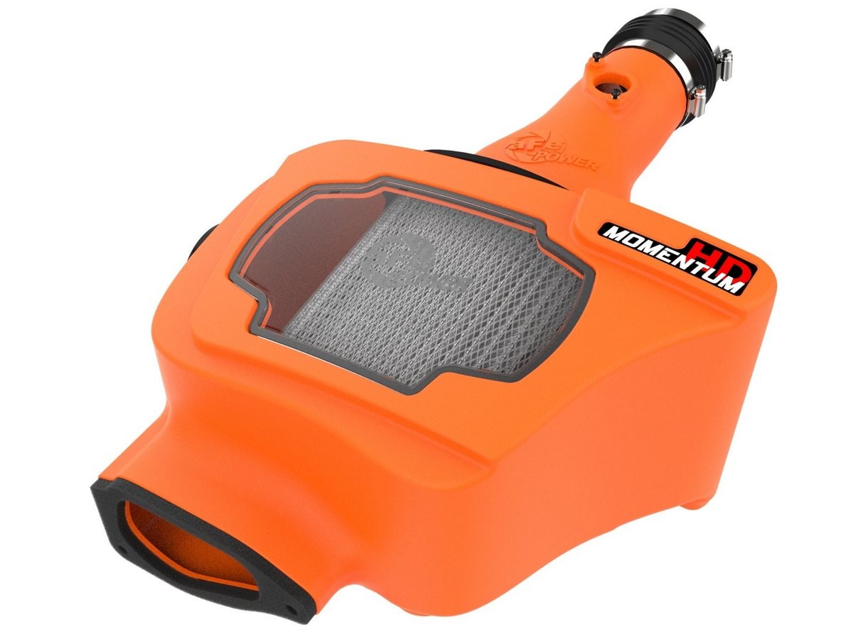 Система холодного впуска Momentum HD Orange Edition, с фильтром Pro DRY S для Toyota Land Cruiser (J300) 2022–2026 V6-3.3L (td), AFE Power — фото 7