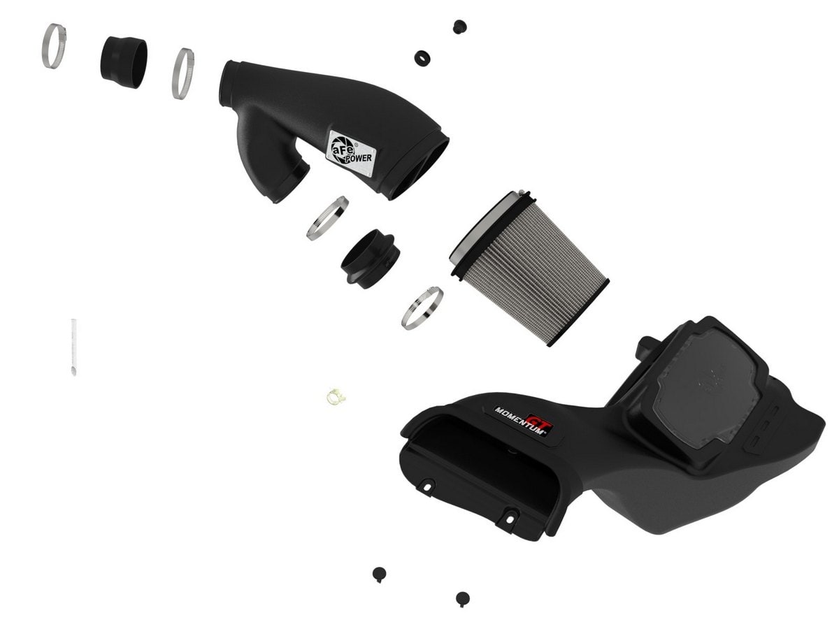 Система холодного впуска Momentum GT, с фильтром Pro DRY S для Ford F-150 2021–2026 V6-3.5L (tt) PowerBoost, AFE Power — фото 2