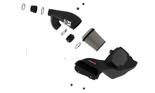 Система холодного впуска Momentum GT, с фильтром Pro DRY S для Ford F-150 2021–2026 V6-3.5L (tt) PowerBoost, AFE Power — фото 2