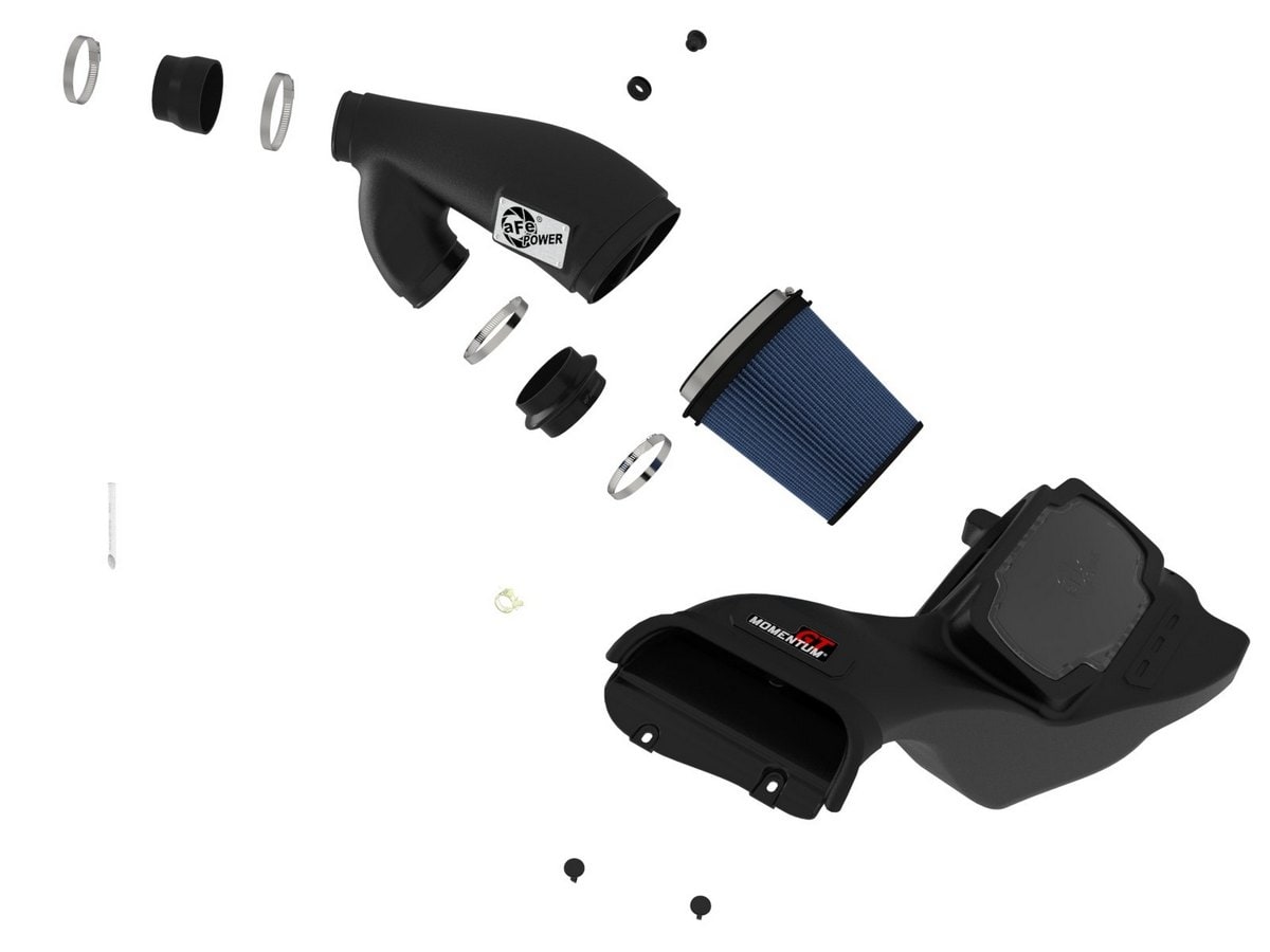 Система холодного впуска Momentum GT, с фильтром Pro 5R для Ford F-150 2021–2026 V6-3.5L (tt) PowerBoost, AFE Power — фото 2