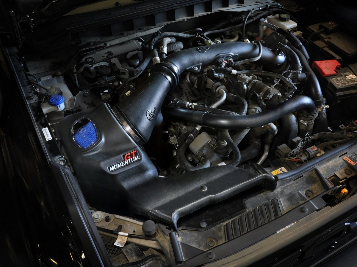 Система холодного впуска Momentum GT, с фильтром Pro 5R для Ford Bronco Raptor 2022–2026 V6-3.0L (tt), AFE Power — фото 3