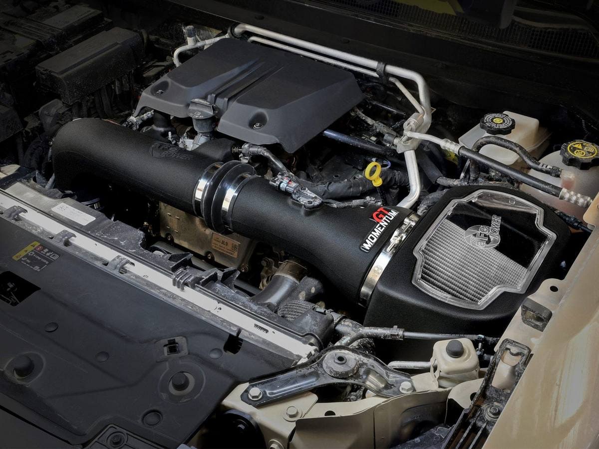 Система холодного впуска Momentum GT, с фильтром Pro DRY S для Chevrolet/GMC Colorado/Canyon 2023–2026 L4-2.7L (t), AFE Power — фото 3