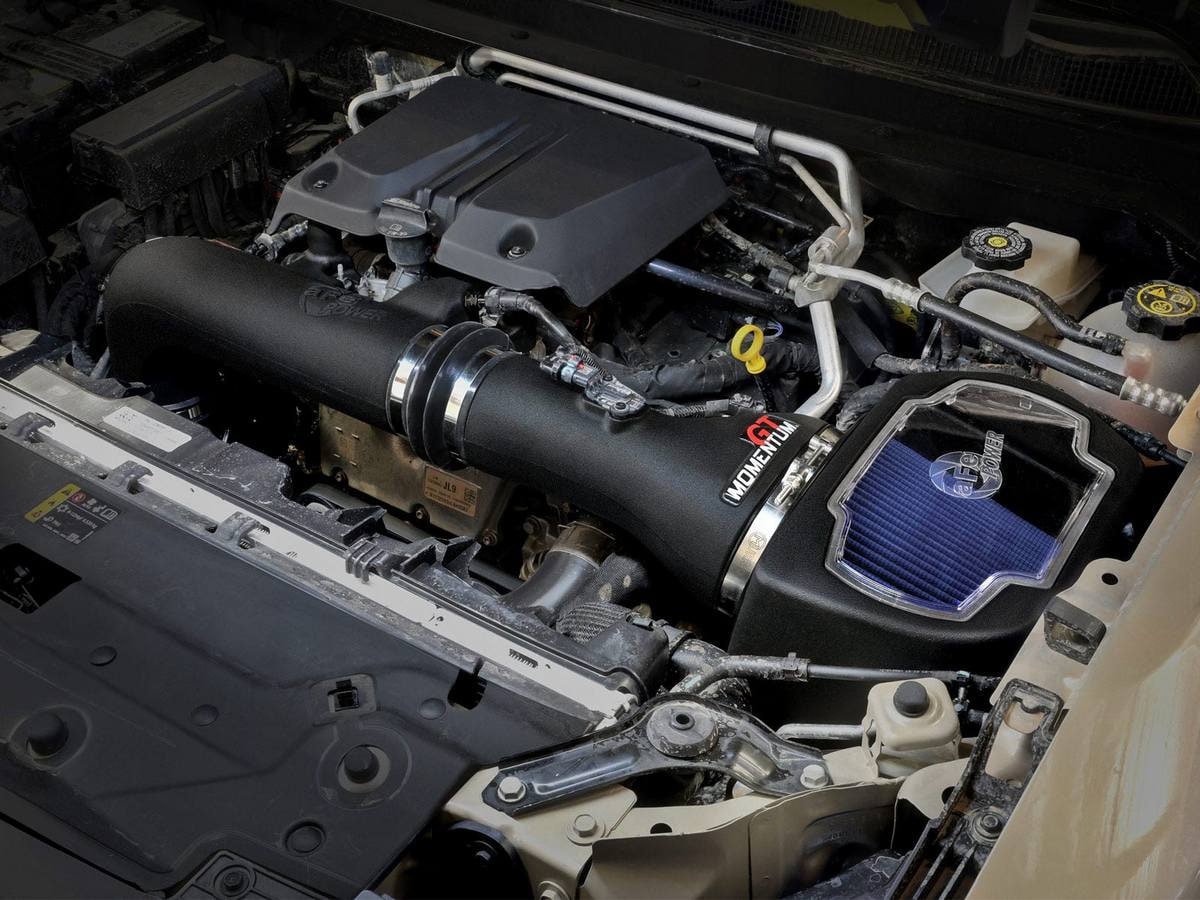 Система холодного впуска Momentum GT, с фильтром Pro 5R для Chevrolet/GMC Colorado/Canyon 2023–2026 L4-2.7L (t), AFE Power — фото 3