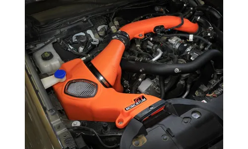 Система холодного впуска Momentum GT Orange Edition, с фильтром Pro DRY S для Ford Ranger Raptor 2024–2026 V6-3.0L (tt), AFE Power — фото 3