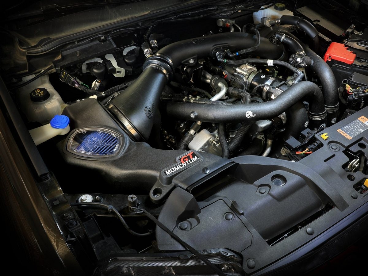 Система холодного впуска Momentum GT, с фильтром Pro 5R для Ford Ranger Raptor 2024–2026 V6-3.0L (tt), AFE Power — фото 3