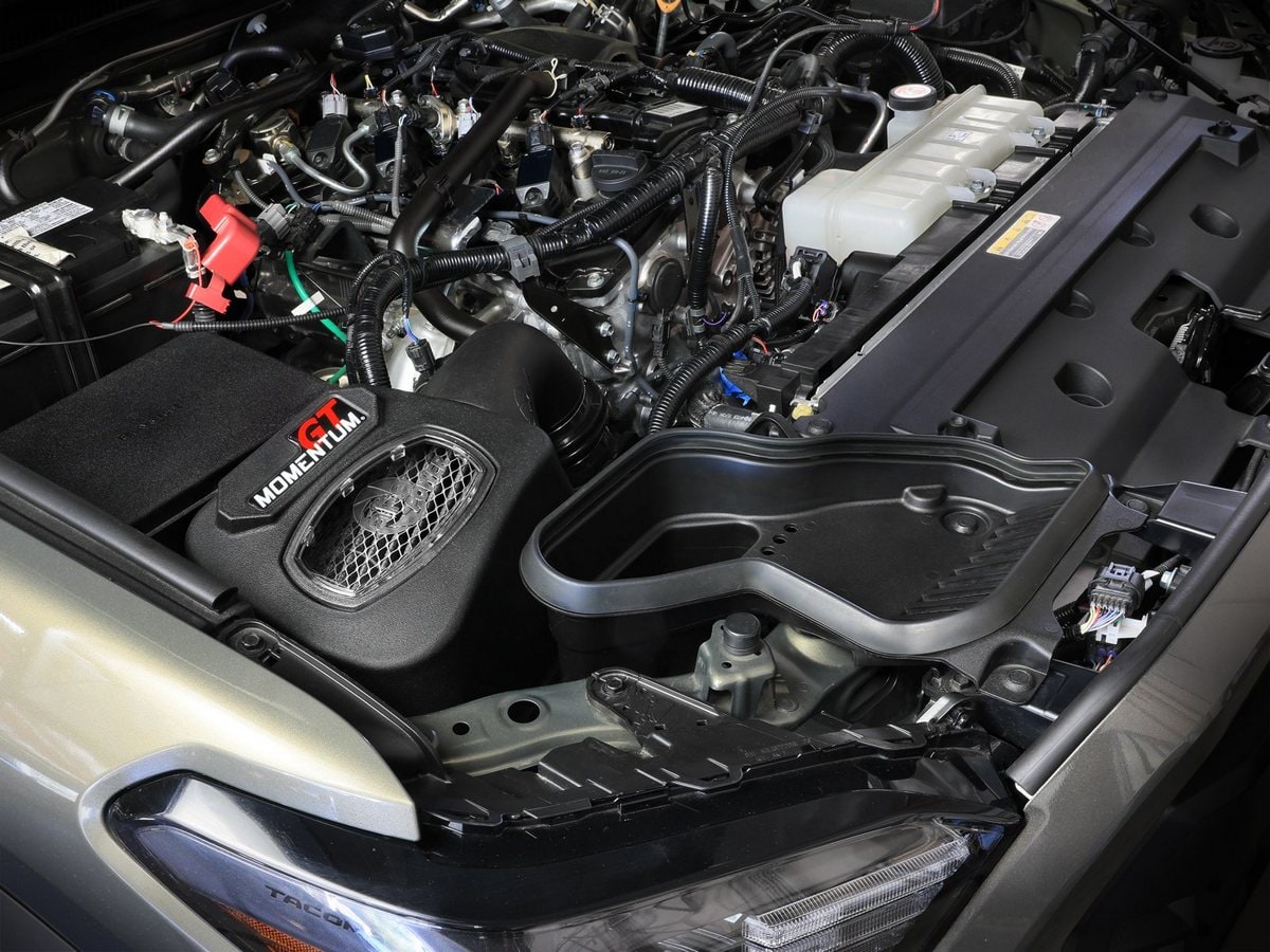 Система холодного впуска Momentum GT, с фильтром Pro DRY S для Toyota Tacoma 2024–2026 /4Runner 2025–2026 L4-2.4L (t), AFE Power — фото 3