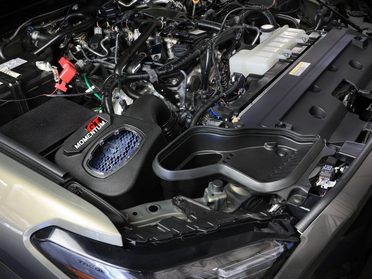 Система холодного впуска Momentum GT, с фильтром Pro 5R для Toyota Tacoma 2024–2026 /4Runner 2025–2026 L4-2.4L (t), AFE Power — фото 3