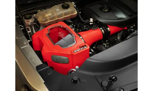 Система холодного впуска Momentum GT Red Edition, с фильтром Pro DRY S для RAM 1500 2025–2026 L6-3.0L (tt), AFE Power — фото 3