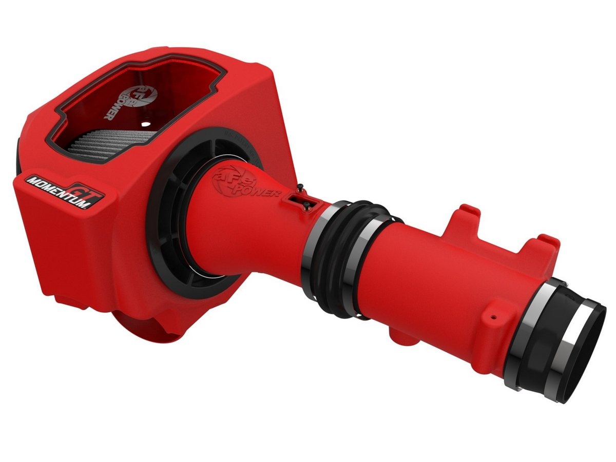 Система холодного впуска Momentum GT Red Edition, с фильтром Pro DRY S для RAM 1500 2025–2026 L6-3.0L (tt), AFE Power — фото 4