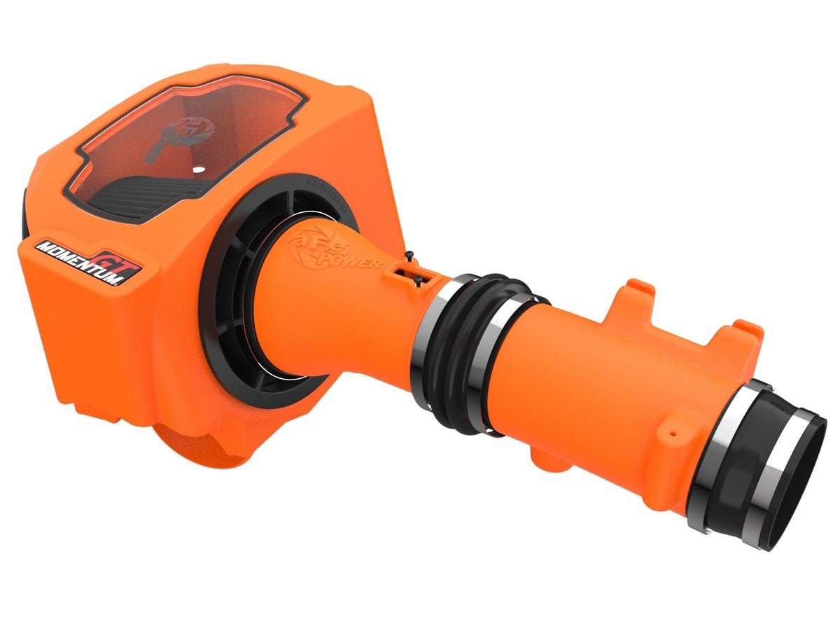 Система холодного впуска Momentum GT Orange Edition, с фильтром Black Pro 5R для RAM 1500 2025–2026 L6-3.0L (tt), AFE Power — фото 4