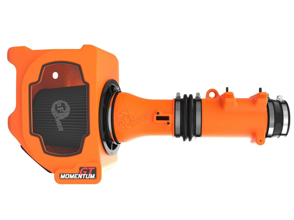 Система холодного впуска Momentum GT Orange Edition, с фильтром Black Pro 5R для RAM 1500 2025–2026 L6-3.0L (tt), AFE Power — фото 6