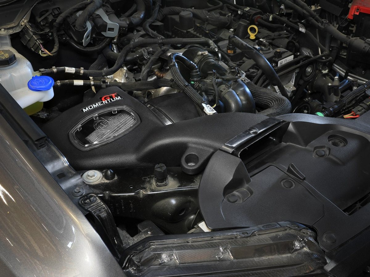 Система холодного впуска Momentum GT, с фильтром Pro DRY S для Ford Ranger 2024/Everest 2024–2025 L4-2.3L (t), AFE Power — фото 3