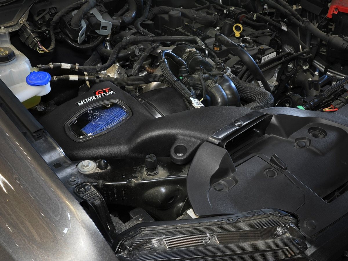 Система холодного впуска Momentum GT, с фильтром Pro 5R для Ford Ranger 2024/Everest 2024–2025 L4-2.3L (t), AFE Power — фото 3