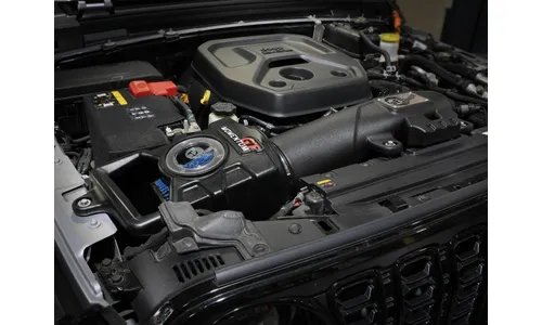 Система холодного впуска Momentum GT, с фильтром Pro 5R для Jeep Wrangler 4xe (JL) 2024–2025 L4-2.0L (t) Hybrid, AFE Power — фото 3