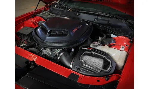 Система холодного впуска Momentum GT, с фильтром Pro DRY S для Dodge Challenger 2011–2023 V8-6.4L W/ Shaker Hood, AFE Power — фото 3