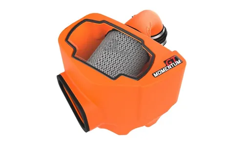 Система холодного впуска Momentum GT Orange Edition, с фильтром Pro DRY S для Toyota Land Cruiser (J250) 2024–2026 L4-2.4L (t), AFE Power — фото 1