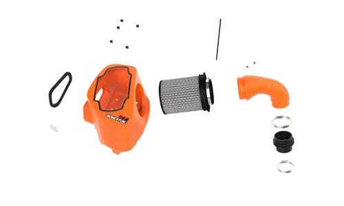 Система холодного впуска Momentum GT Orange Edition, с фильтром Pro DRY S для Toyota Land Cruiser (J250) 2024–2026 L4-2.4L (t), AFE Power — фото 2