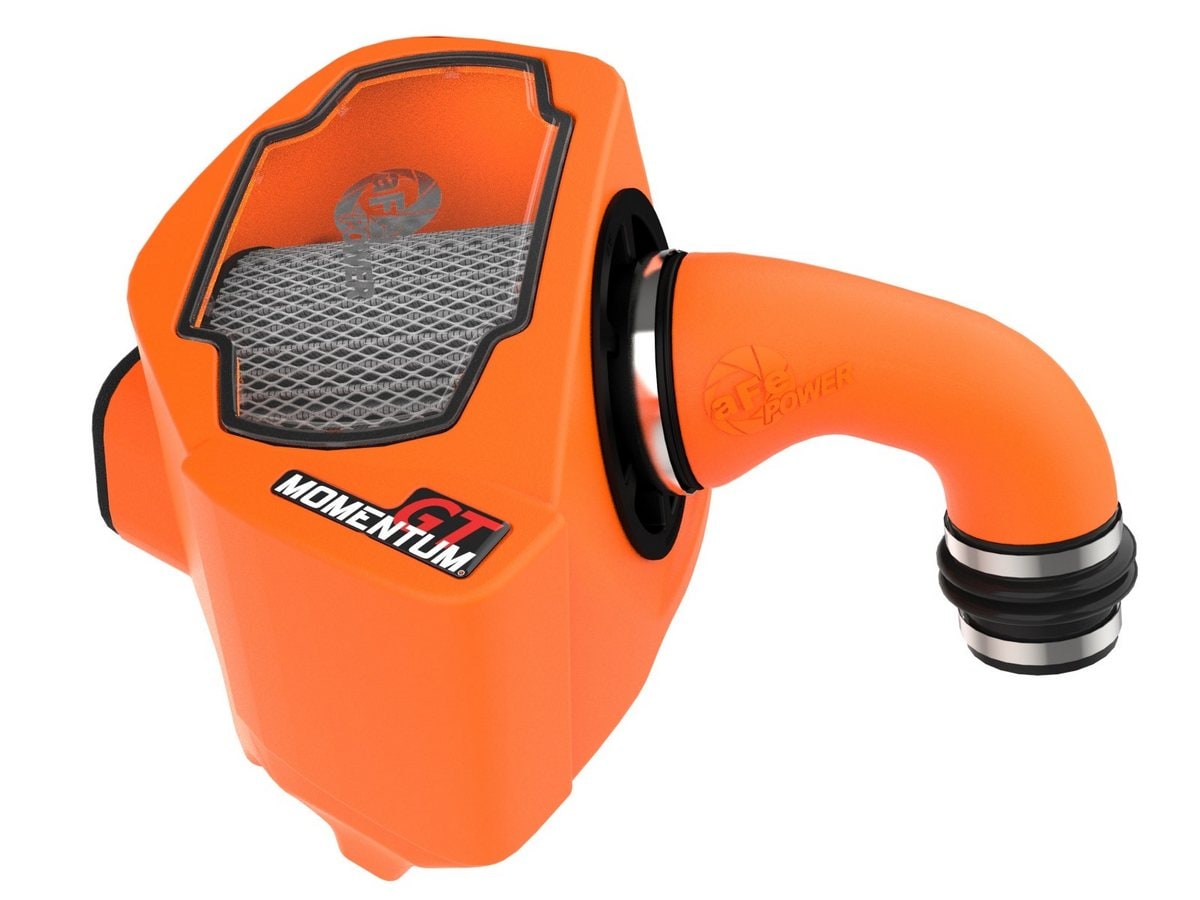 Система холодного впуска Momentum GT Orange Edition, с фильтром Pro DRY S для Toyota Land Cruiser (J250) 2024–2026 L4-2.4L (t), AFE Power — фото 4