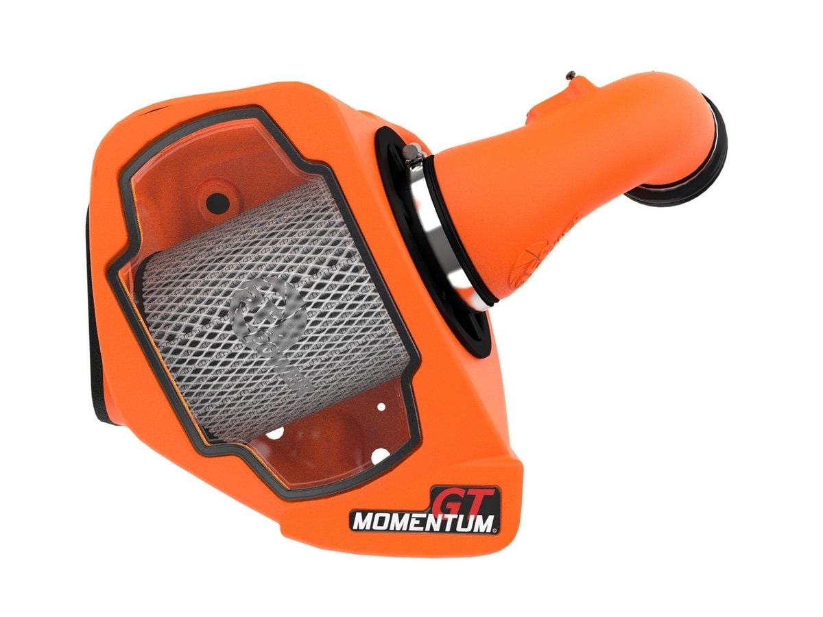 Система холодного впуска Momentum GT Orange Edition, с фильтром Pro DRY S для Toyota Land Cruiser (J250) 2024–2026 L4-2.4L (t), AFE Power — фото 6