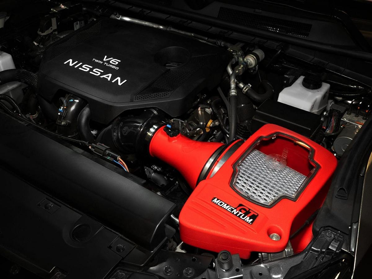 Система холодного впуска Momentum GT Red Edition, с фильтром Pro DRY S для Nissan Patrol/Armada (Y63) 2025–2027 V6-3.5L (tt), AFE Power — фото 3