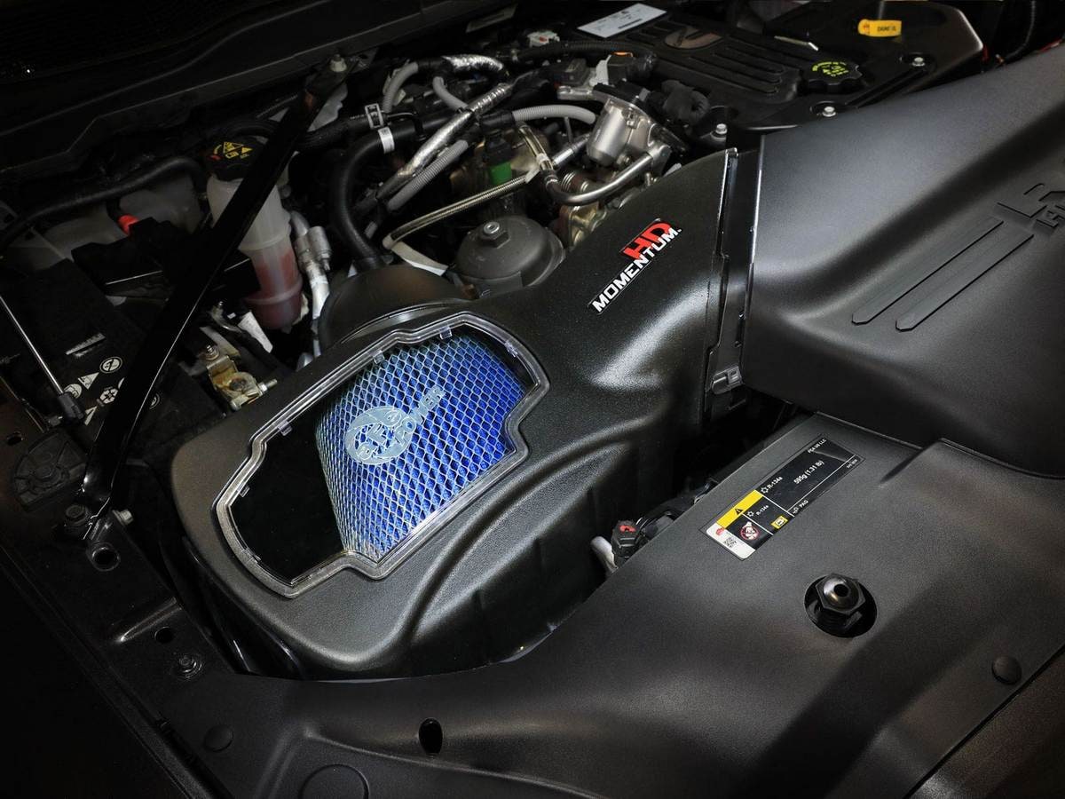Система холодного впуска Momentum HD, с фильтром Pro 10R для RAM Diesel Trucks 2025–2026 L6-6.7L (td), AFE Power — фото 3
