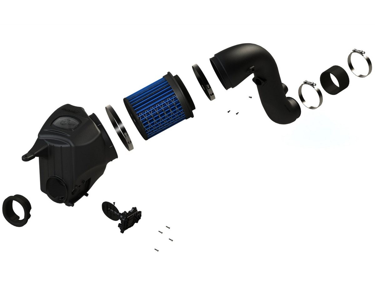 Система холодного впуска Momentum HD, с фильтром Pro 10R для RAM Diesel Trucks 2013–2018 L6-6.7L (td), AFE Power — фото 2