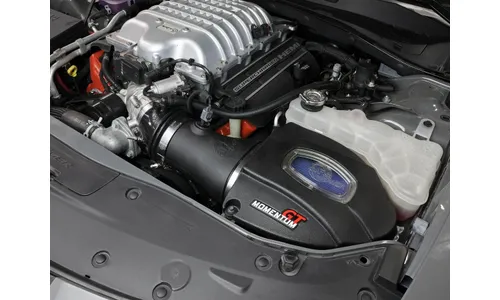 Система холодного впуска Momentum GT, с фильтром Pro 5R для Dodge Challenger/Charger SRT Hellcat 2017–2023 V8-6.2L (sc) HEMI, AFE Power — фото 3