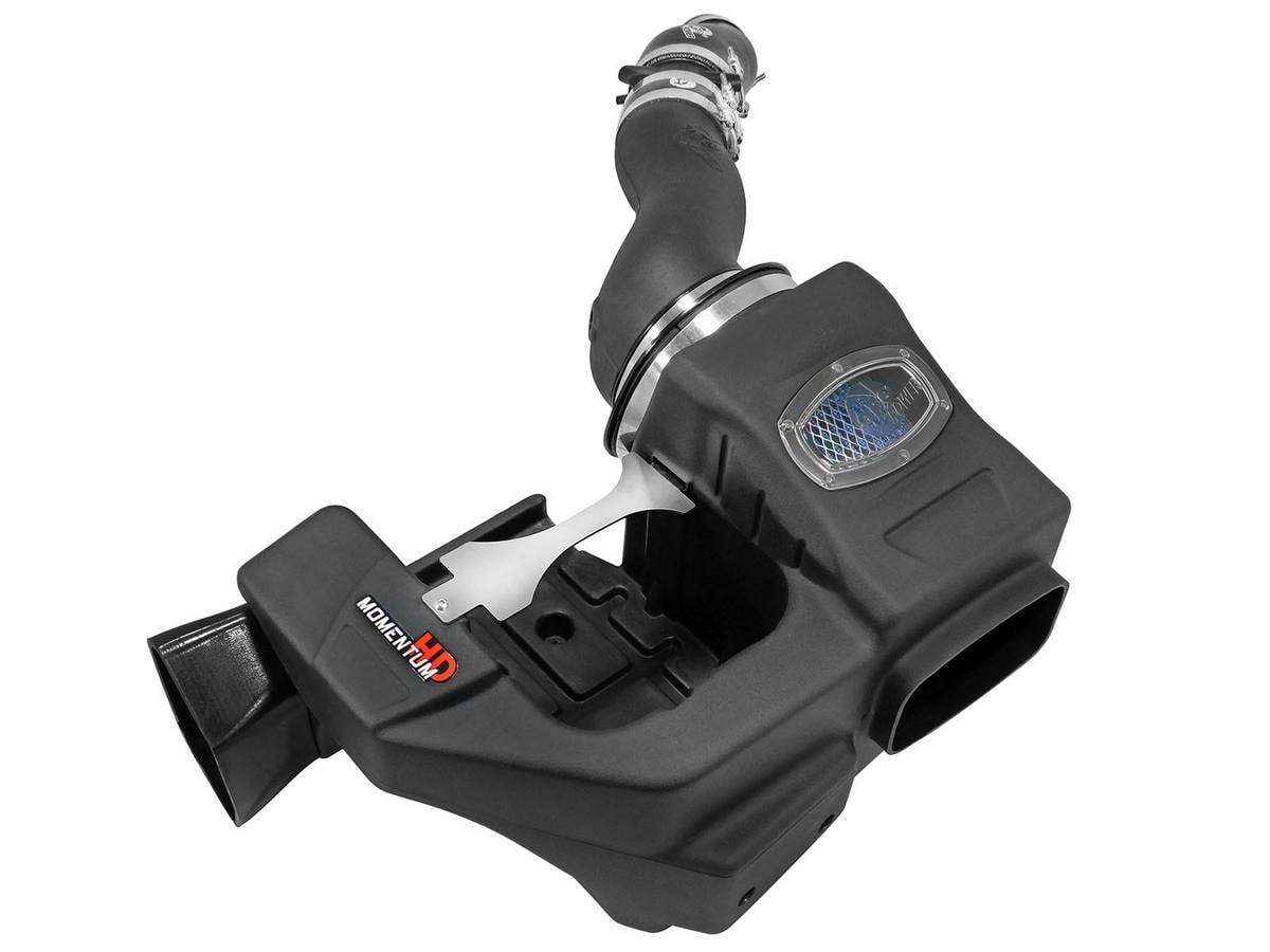 Система холодного впуска Momentum HD, с фильтром Pro 10R для Ford Diesel Trucks 1999–2003 V8-7.3L (td), AFE Power — фото 1
