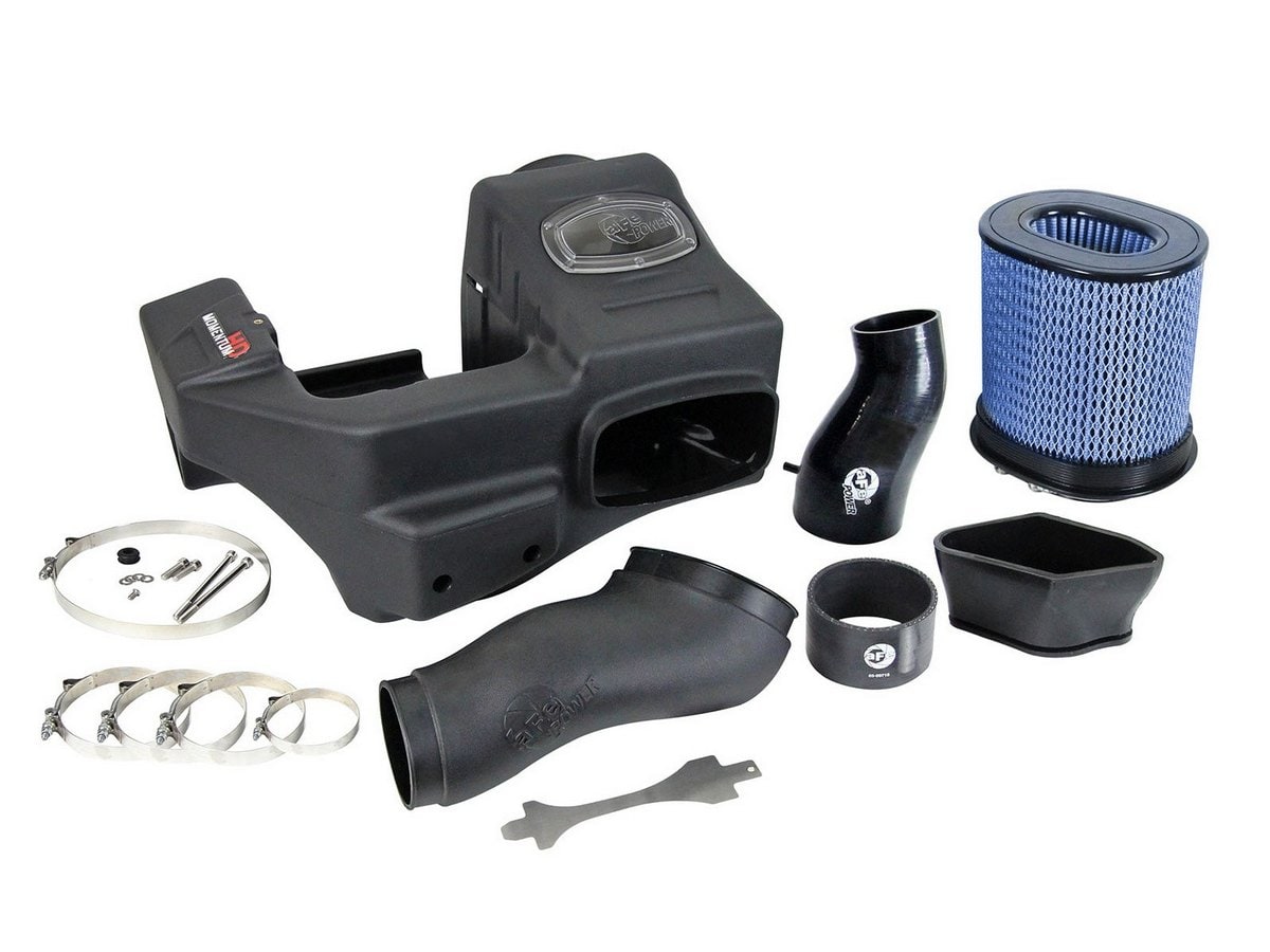 Система холодного впуска Momentum HD, с фильтром Pro 10R для Ford Diesel Trucks 1999–2003 V8-7.3L (td), AFE Power — фото 3