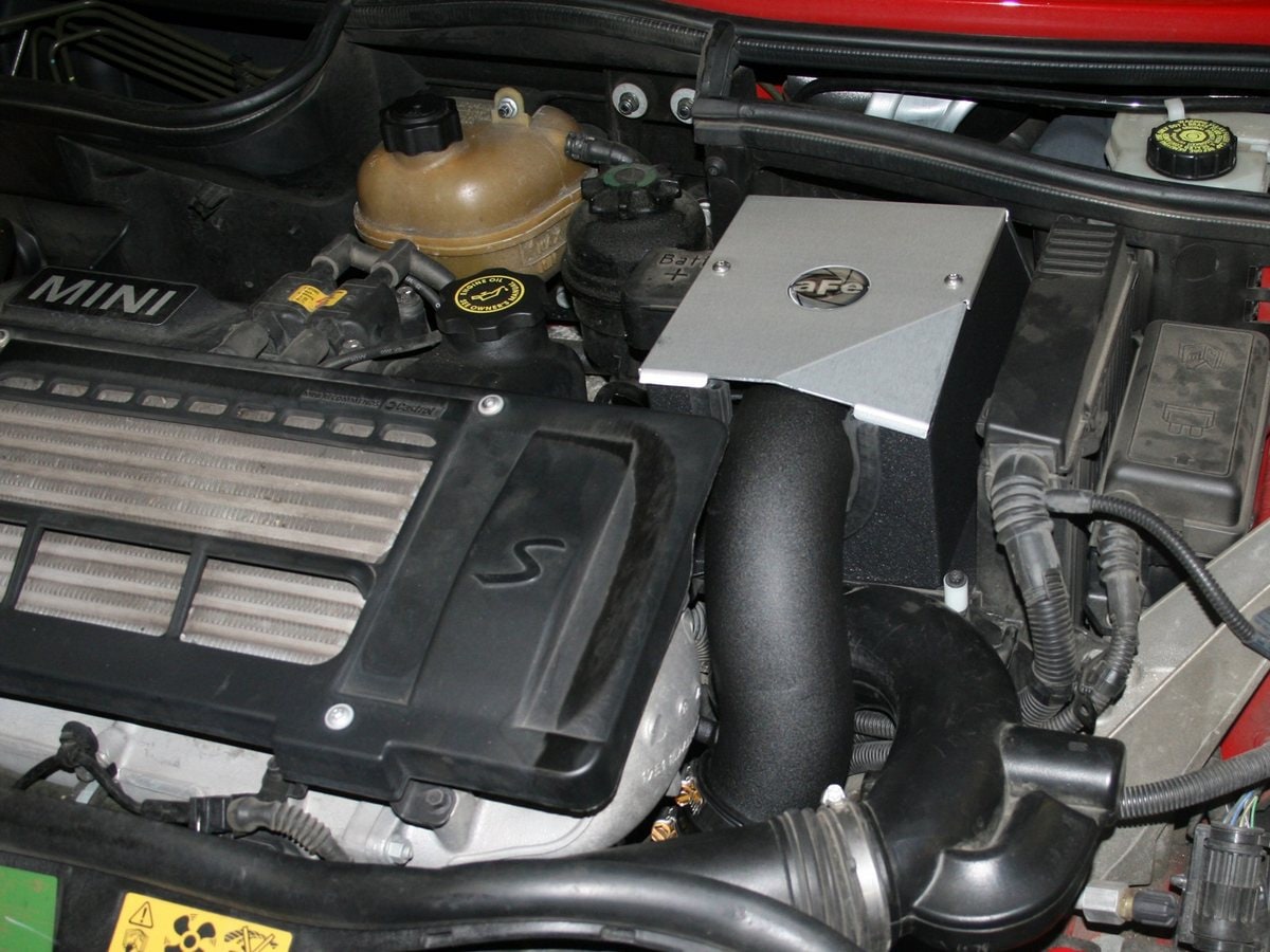 Система холодного впуска Rapid Induction, с фильтром Pro DRY S для MINI Cooper S (R53) 2002–2006 L4-1.6L (sc) W11 M/T Only, AFE Power — фото 7