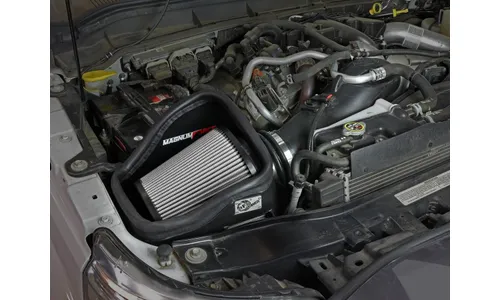 Система холодного впуска Magnum FORCE Stage-2, с фильтром Pro DRY S для Ford Diesel Trucks 2011–2016 V8-6.7L (td), AFE Power — фото 3