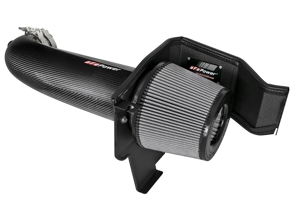 Система холодного впуска Track Series из углепластика, с фильтром Pro DRY S для Dodge Challenger/Charger/Chrysler 300C 2011–2023 V8-5.7L HEMI, AFE Power — фото 1
