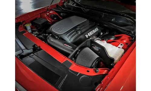 Система холодного впуска Track Series из углепластика, с фильтром Pro DRY S для Dodge Challenger/Charger/Chrysler 300C 2011–2023 V8-5.7L HEMI, AFE Power — фото 2
