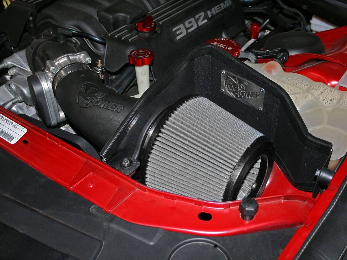 Система холодного впуска Magnum FORCE Stage-2, с фильтром Pro DRY S для Dodge Challenger/Charger/ Chrysler 300 SRT8/SRT 2011–2023 V8-6.4L HEMI, AFE Power — фото 2