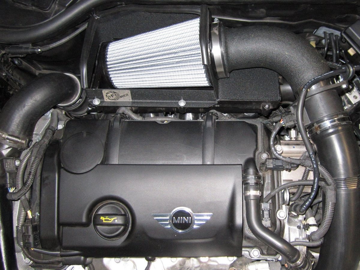 Система холодного впуска Rapid Induction, с фильтром Pro DRY S для MINI Cooper S (R56) 2011–2013/(R57) 2011–2015 L4-1.6L (t) N18, AFE Power — фото 6
